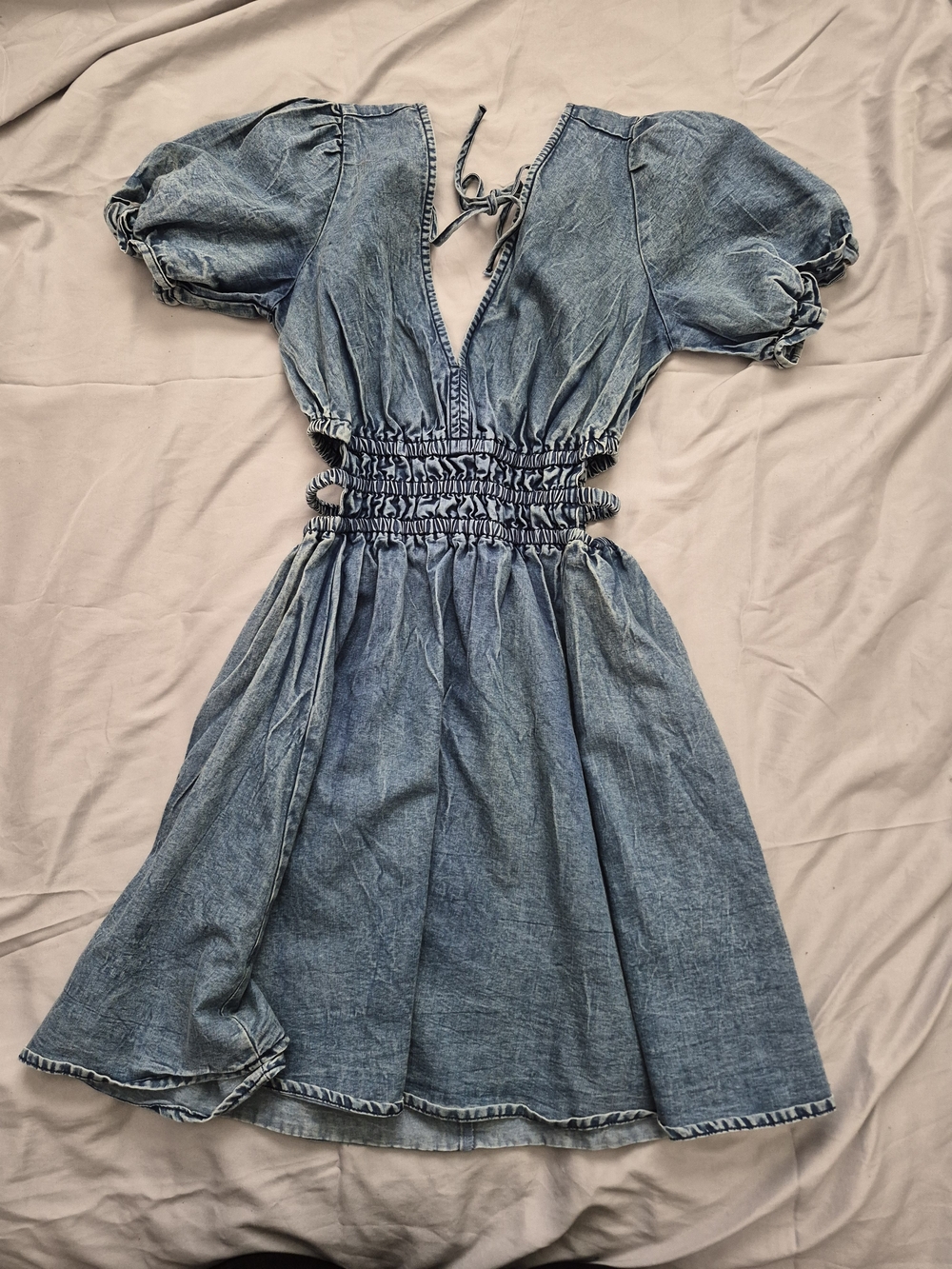 Papaya Denim Mini Dress Size Small